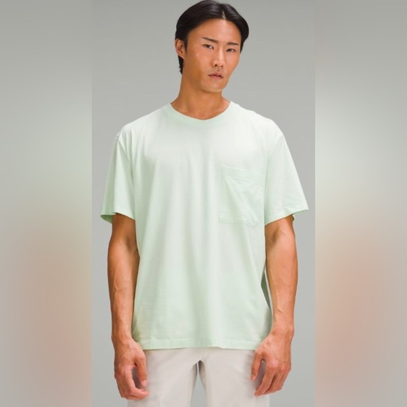lululemon athletica Other - lululemon men’s Fundamental Oversized pocket T-Shirt Kohlrabi Green
